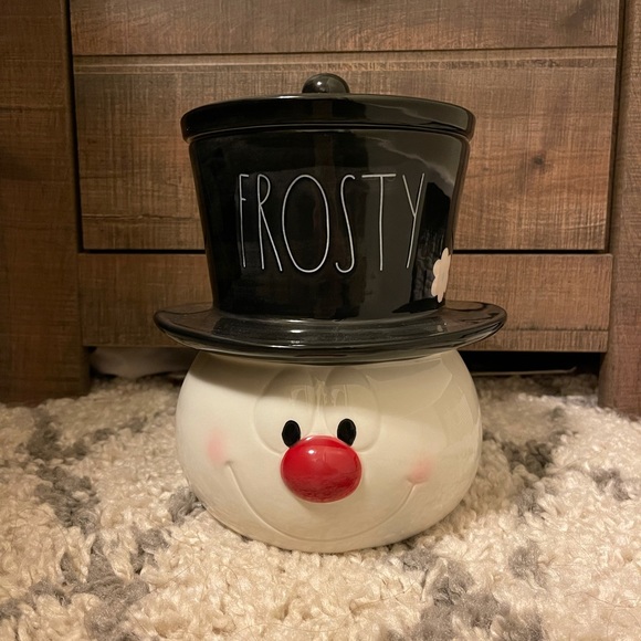 Rae Dunn Holiday New Rae Dunn Frosty Frosty The Snowman Canister